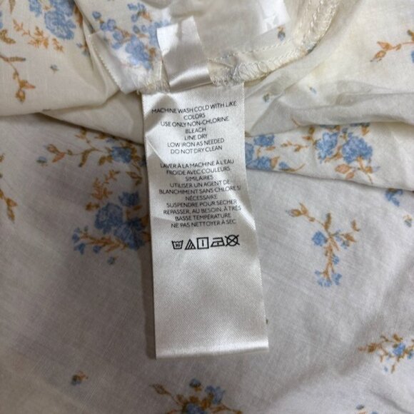 Free People Womens Cottagecore Paloma Printed Top Size M Prairie Peasant Boho - Picture 6 of 10